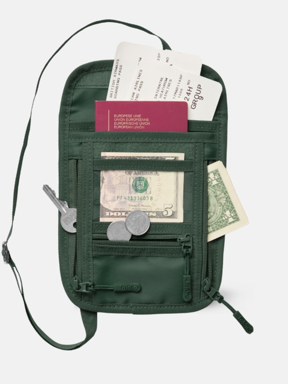 The Foldie Travel Document Holder